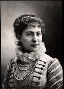 Portrait of Blanche Baretta Worms, French actress by French Photographer